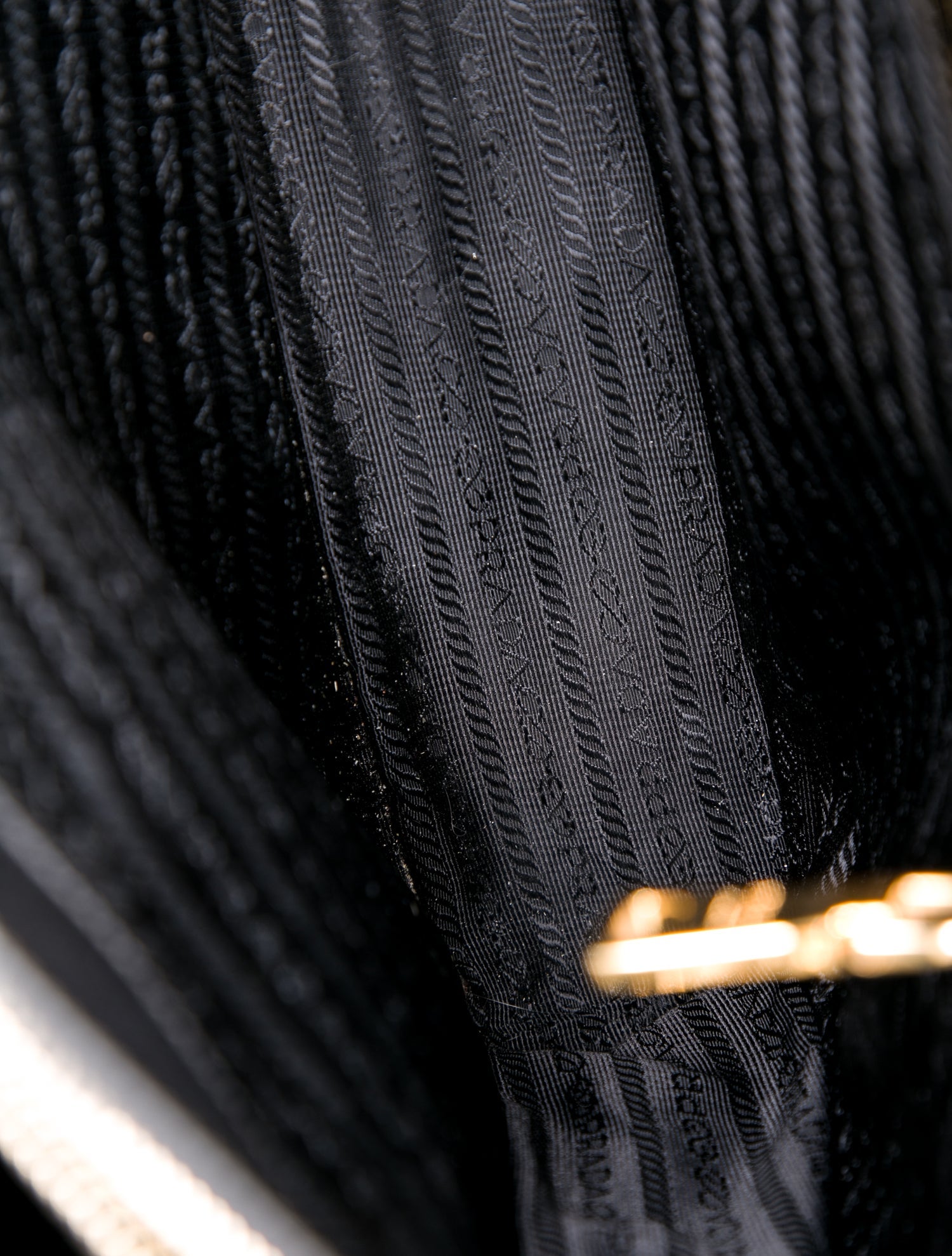 Prada Enameled Metal Triangle Galleria Tote